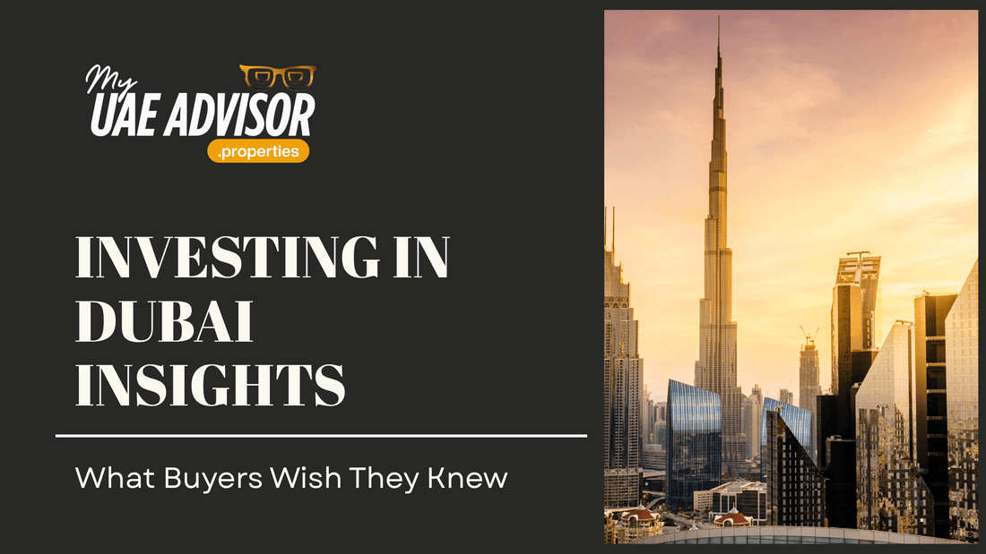 Investing insights - what investors need to know before buying in dubai